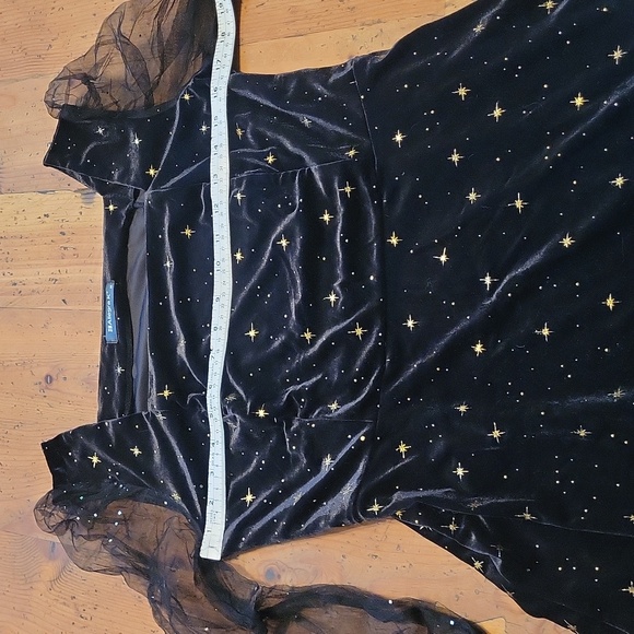 Allegra K Long Sleeve Velvet Dress - Picture 2 of 8